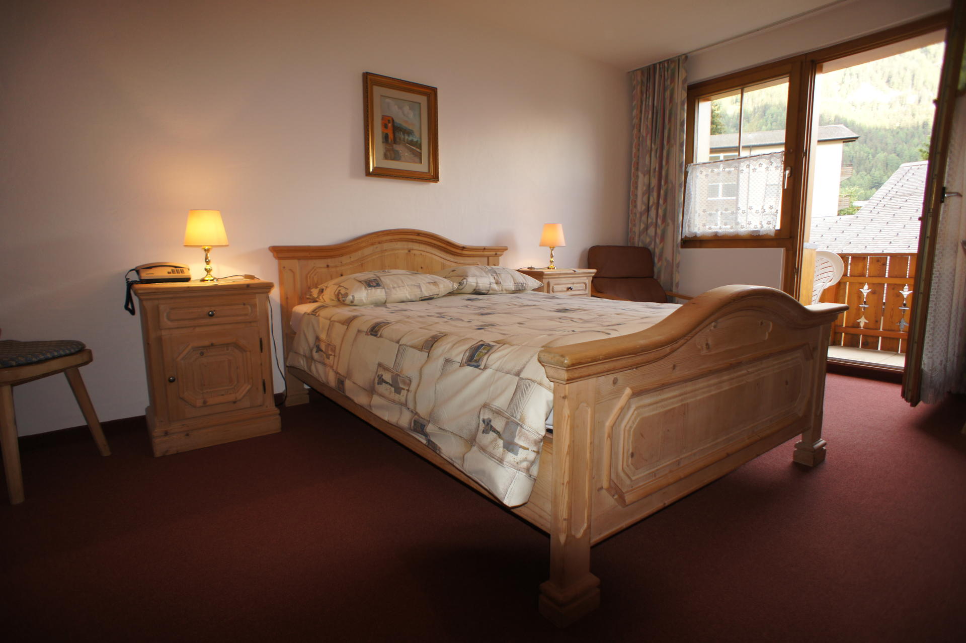 Doppelzimmer mit Balkon